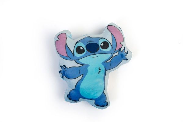 Mini Μαξιλάρι 3D AOP Disney Home Stitch 680 20 cm Sky Blue 100% Velboa
