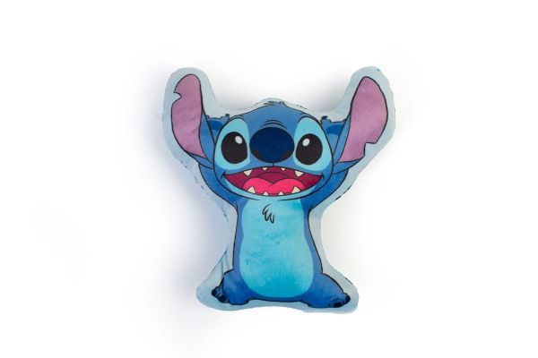 Mini Μαξιλάρι 3D AOP Disney Home Stitch 682 20 cm Sky Blue 100% Velboa
