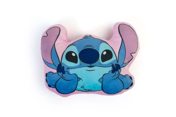 Mini Μαξιλάρι 3D AOP Disney Home Stitch 688 20 cm Pink 100% Velboa