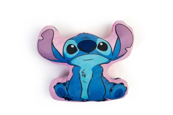 Mini Μαξιλάρι 3D AOP Disney Home Stitch 689 20 cm Pink 100% Velboa