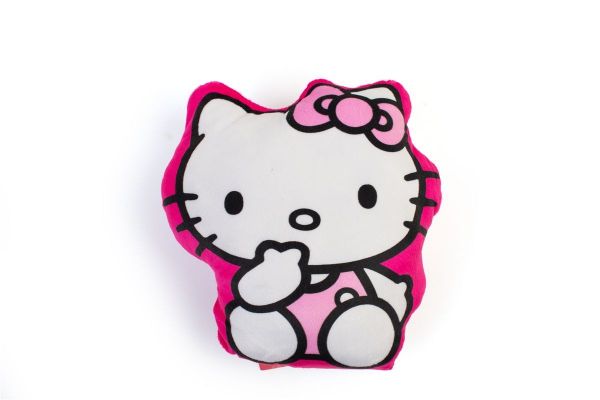 Mini Μαξιλάρι 3D AOP Sanrio Hello Kitty 695 20 cm Pink 100% Velboa