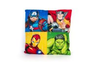 Βελούδινο Μαξιλάρι Marvel Avengers 53 38X38 Blue 100% Velboa