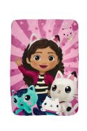 Κουβέρτα Fleece DreamWorks Gabbys Dollhouse 30 100X140 Pink 100% Polyester