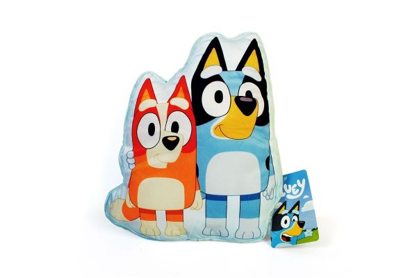 Μαξιλάρι 3D BBC Studios Bluey 73 40 cm Sky Blue 100% Velboa