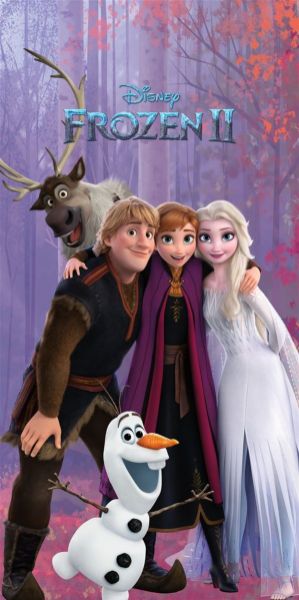 Πετσέτα Θαλάσσης Quick Dry Disney Home Frozen 707 70X140 Purple 100% Microfiber