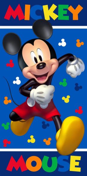 Πετσέτα Θαλάσσης Quick Dry Disney Home Mickey 178 70X140 Dark Blue 100% Microfiber