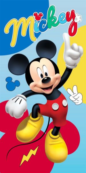 Πετσέτα Θαλάσσης Quick Dry Disney Home Mickey 179 70X140 Sky Blue 100% Microfiber