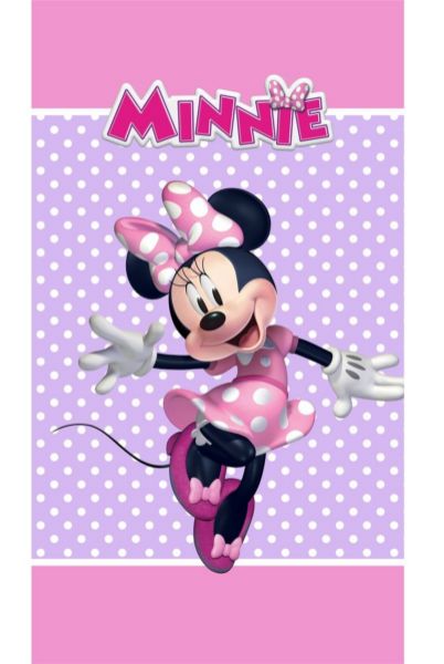 Πετσέτα Θαλάσσης Quick Dry Disney Home Minnie 180 70X140 Lilac 100% Microfiber