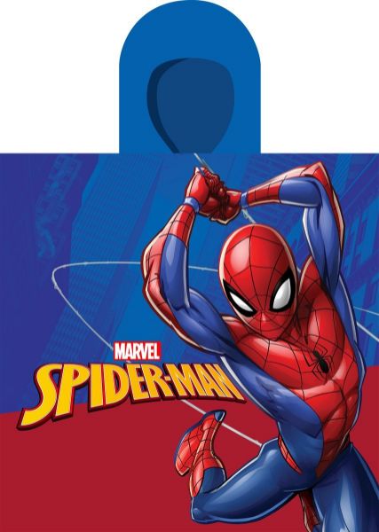 Πόντσο Θαλάσσης Quick Dry Marvel Spider-Man 197 50X100 Blue 100% Microfiber
