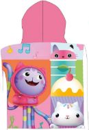 Πόντσο Θαλάσσης Quick Dry DreamWorks Gabbys Dollhouse 427 50X100 Pastel Lilac 100% Microfiber