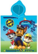 Πόντσο Θαλάσσης Quick Dry Nickelodeon Paw Patrol 203 50X100 Sky Blue 100% Microfiber