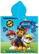 Πόντσο Θαλάσσης Quick Dry Nickelodeon Paw Patrol 203 50X100 Sky Blue 100% Microfiber