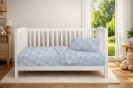 Κατωσέντονο Με Λάστιχο bebe Rabbit Garden 584 0,70X1,40X0,15 Sky Blue 100% Cotton