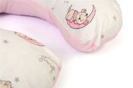 Μαξιλάρι Θηλασμού bebe Bears Nest 04 60x50x15 White-Pink 100% Cotton