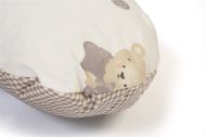 Μαξιλάρι Θηλασμού bebe Bears Nest 05 60x50x15 White-Grey 100% Cotton