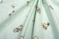 Πάπλωμα Εμπριμέ bebe Bears Playtime 593 120X160 Mint 100% Cotton
