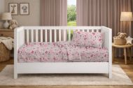 Παπλωματοθήκη Εμπριμέ bebe Ballerina Bear 598 120X160 Pink 100% Cotton