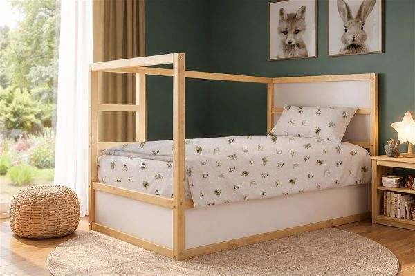 Παπλωματοθήκη Εμπριμέ kids Bears Playtime 592 160X240 Beige 100% Cotton