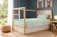Σεντόνια Εμπριμέ Σετ 3 τεμ kids Bears Playtime 593 160X240 Mint 100% Cotton