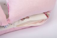 Φωλιά Ύπνου bebe Bears Nest 04 85x60x15 White-Pink 100% Cotton