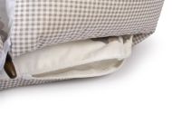 Φωλιά Ύπνου bebe Bears Nest 05 85x60x15 White-Grey 100% Cotton