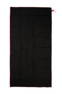 Πετσέτα Γυμναστηρίου Quick Dry 50x80 Black-Bordeaux 90/10 Polyester/Polyamide