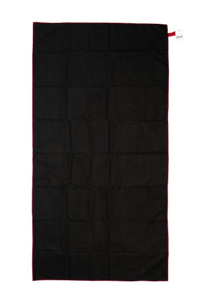 Πετσέτα Γυμναστηρίου Quick Dry 50x80 Black-Bordeaux 90/10 Polyester/Polyamide