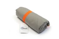 Πετσέτα Γυμναστηρίου Quick Dry 50x80 Grey-Orange 90/10 Polyester/Polyamide