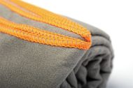Πετσέτα Γυμναστηρίου Quick Dry 50x80 Grey-Orange 90/10 Polyester/Polyamide