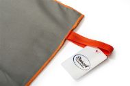 Πετσέτα Θαλάσσης Quick Dry 80x160 Grey-Orange 90/10 Polyester/Polyamide