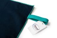 Πετσέτα Θαλάσσης Quick Dry 80x160 Navy Blue-Turquoise 90/10 Polyester/Polyamide