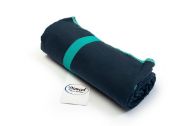 Πετσέτα Θαλάσσης Quick Dry 80x160 Navy Blue-Turquoise 90/10 Polyester/Polyamide