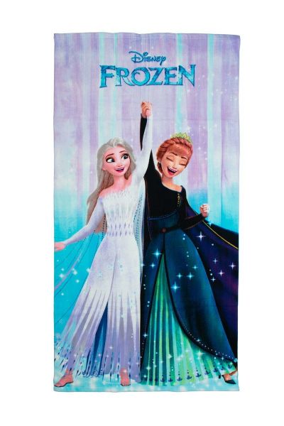 Πετσέτα Θαλάσσης Quick Dry Disney Home Frozen 183 70X140 Lilac-Ice Blue 100% Microfiber