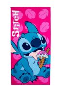 Πετσέτα Θαλάσσης Quick Dry Disney Home Lilo & Stitch 118 70X140 Fuchsia 100% Microfiber