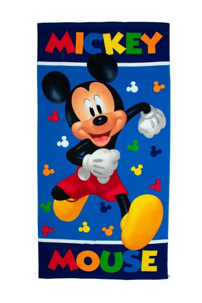Πετσέτα Θαλάσσης Quick Dry Disney Home Mickey 178 70X140 Dark Blue 100% Microfiber