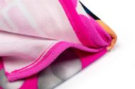Πετσέτα Θαλάσσης Quick Dry Disney Home Minnie 181 70X140 Fuchsia-Pink 100% Microfiber