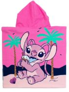 Πόντσο Θαλάσσης Quick Dry Disney Home Lilo & Stitch 195 50X100 Baby Pink 100% Microfiber