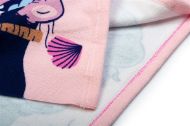 Πόντσο Θαλάσσης Quick Dry Disney Home Lilo & Stitch 195 50X100 Baby Pink 100% Microfiber