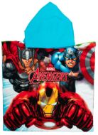 Πόντσο Θαλάσσης Quick Dry Marvel Avengers 198 50X100 White-Multi 100% Microfiber