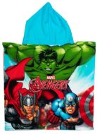 Πόντσο Θαλάσσης Quick Dry Marvel Avengers 198 50X100 White-Multi 100% Microfiber