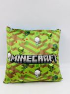 Βελούδινο Μαξιλάρι Mojang Minecraft 606 38X38 Light Green-Sky Blue 100% Velboa