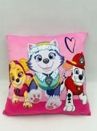 Βελούδινο Μαξιλάρι Nickelodeon Paw Patrol 609 38X38 Pink 100% Velboa