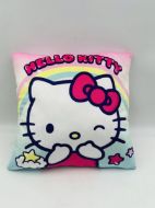 Βελούδινο Μαξιλάρι Sanrio Hello Kitty 602 38X38 Pink-Multi 100% Velboa