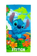 Πετσέτα Θαλάσσης Quick Dry Disney Home Lilo & Stitch 086 70X140 Blue-Green 100% Microfiber