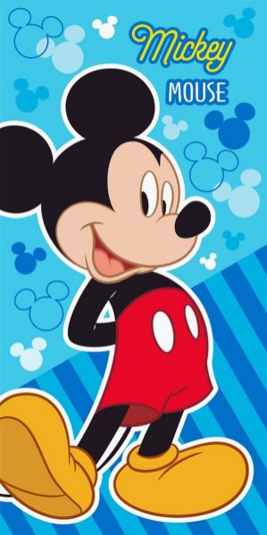 Πετσέτα Θαλάσσης Quick Dry Disney Home Mickey 376 70X140 Sky Blue 100% Microfiber
