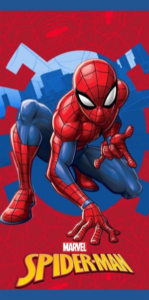 Πετσέτα Θαλάσσης Quick Dry Marvel Spider-Man 531 70X140 Red 100% Microfiber