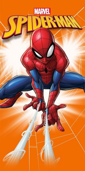 Πετσέτα Θαλάσσης Quick Dry Marvel Spider-Man 532 70X140 Orange 100% Microfiber