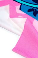 Πετσέτα Θαλάσσης Quick Dry Disney Home Lilo & Stitch 548 70X140 Pale Pink 100% Microfiber