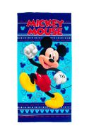 Πετσέτα Θαλάσσης Quick Dry Disney Home Mickey 541 70X140 Sky Blue 100% Microfiber