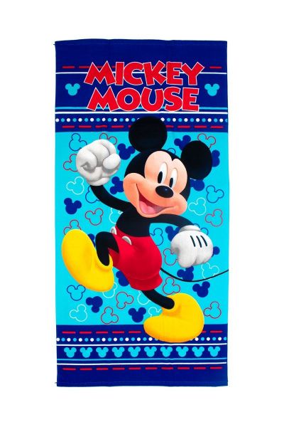 Πετσέτα Θαλάσσης Quick Dry Disney Home Mickey 541 70X140 Sky Blue 100% Microfiber